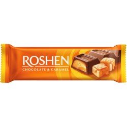 Baton de ciocolata Roshen Chocolate & Caramel 30 grame