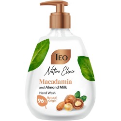 Sapun lichid Teo Nature Elixir Macadamia and Almond Milk 300 ml