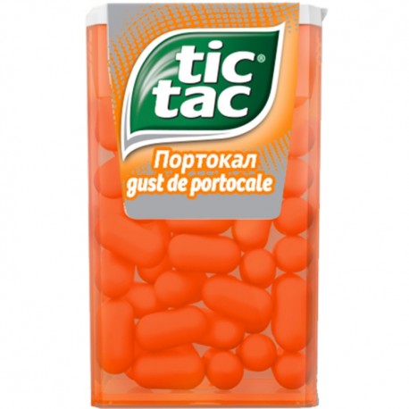 Drajeuri Tic Tac portocale 49 grame