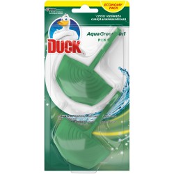 Odorizant solid WC Duck Aqua Green Pine 40 grame 2 buc