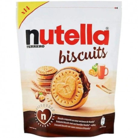 Biscuiti cu crema de alune si cacao Nutella 193 grame
