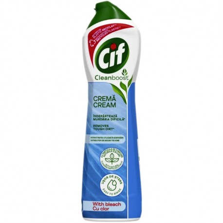 Crema de curatat Cif Cream Bleach cu clor 500 ml