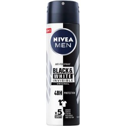 Antiperspirant Nivea Men Black & White Invisibe Original 150 ml