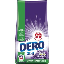 Detergent pudra Dero 2 in 1 levantica si iasomie 7,5 kg
