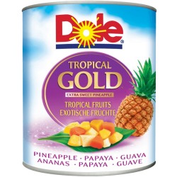 Bucati de fructe tropicale Dole Tropical Gold 432 grame