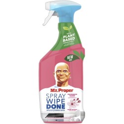 Detergent multisuprafete Mr. Proper Wipe Done flori de cires 800 ml