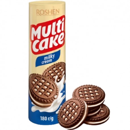 Biscuiti cu crema de lapte Roshen Multi Cake 180 grame