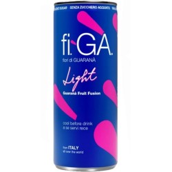 Bautura racoritoare fi-GA Light Guarana Fruit Fusion 250 ml
