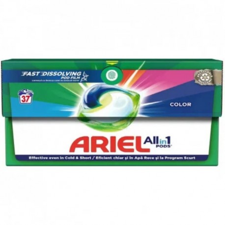 Detergent capsule Ariel All in One Pods Color 37 buc