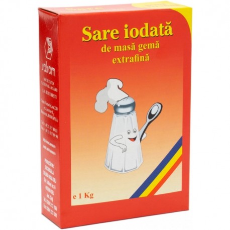 Sare iodata gema extrafina Salrom 1 kg