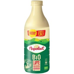 Lapte Bio Napolact 3,8% grasime 1,5 litri