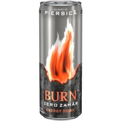 Energizant Burn Zero zahar piersica 250 ml