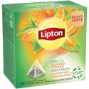 Ceai Lipton verde cu mandarine si portocale 20 plicuri piramidale