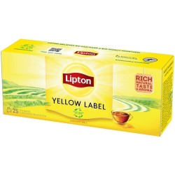 Ceai negru Lipton Yellow Label 25 plicuri