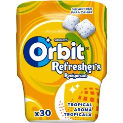 Guma Orbit Refreshers Tropical 30 pastile