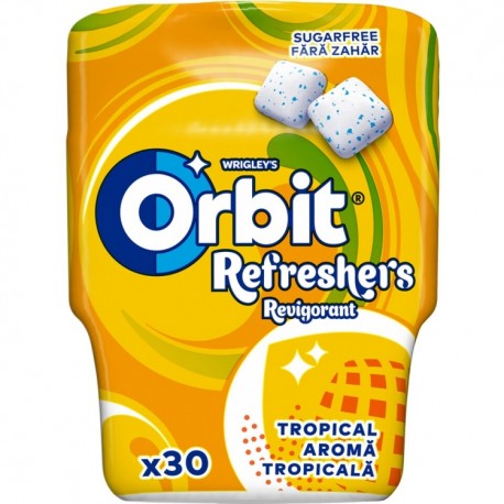 Guma Orbit Refreshers Tropical 30 pastile