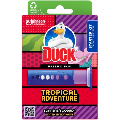 Odorizant gel WC Duck Fresh Discs Tropical Adventure 36 ml