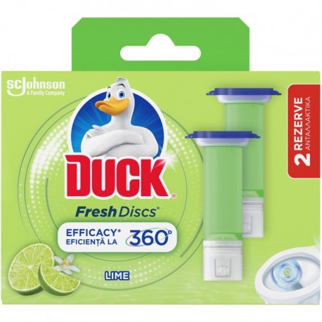 Rezerve odorizant gel WC Duck Fresh Discs Lime 72 ml