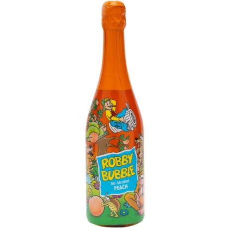 Spumant fara alcool Robby Bubble piersici 750 ml