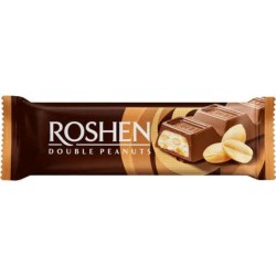 Baton de ciocolata Roshen Double Peanuts 29  grame