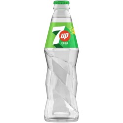 7Up Zero Zahar sticla 250 ml