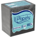 Servetele de masa negre Papely 24 x 24 cm 100 buc