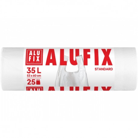 Saci menaj cu manere Alufix Standard 35 litri 25 buc