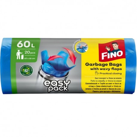 Saci menaj Fino Easy Pack 60 litri 20 buc
