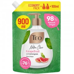Sapun lichid rezerva Teo Nature Elixir Grapefruit and Lemongrass 900 ml