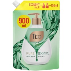 Sapun lichid rezerva Teo Pure Sensitive Aloe Vera 900 ml
