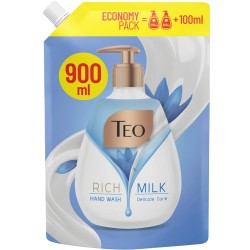 Sapun lichid rezerva Teo Milk Rich Delicate Care 900 ml