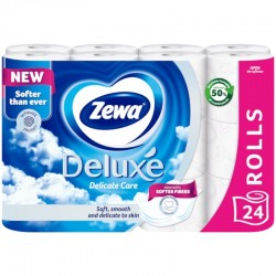 Hartie igienica Zewa Deluxe Delicate Care 3 straturi 24 role