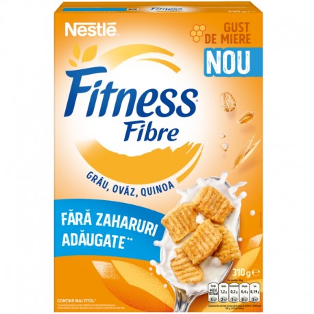 Cereale cu miere Nestle Fitness Fibre 310 grame