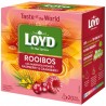Ceai Loyd rooibos cu miere de Manuka, zmeura si merisoare 20 plicuri piramidale