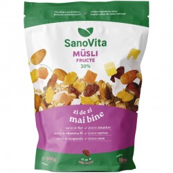Musli cu fructe SanoVita 500 grame