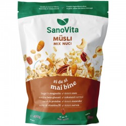 Musli cu mix de nuci SanoVita 400 grame