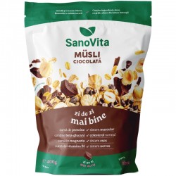 Musli cu ciocolata SanoVita 400 grame