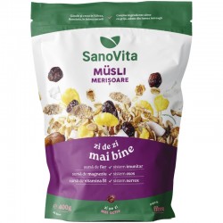 Musli cu merisoare SanoVita 400 grame
