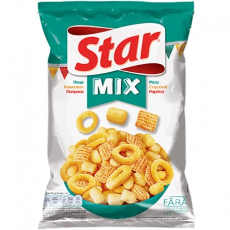 Pufuleti cu pizza Star Mix 90 grame