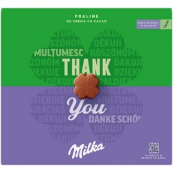Praline cu crema de cacao Milka 110 grame