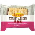 Tortulet de biscuiti cu cirese Boromir 50 grame