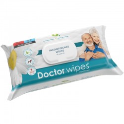Servetele umede incontineta Doctor Wipe's 72 buc