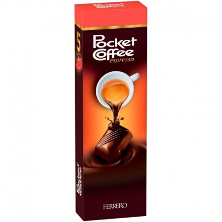 Praline cu ciocolata si cafea Pocket Coffee 62,5 grame