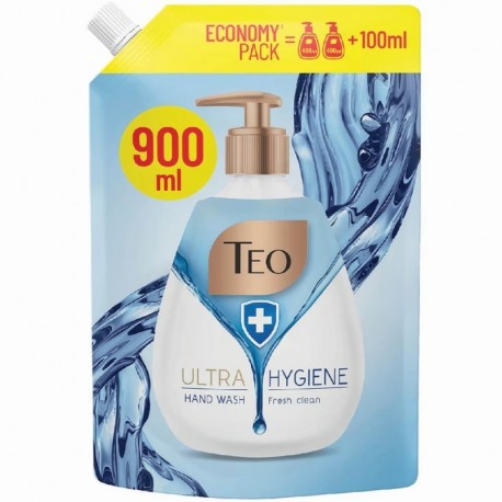 Sapun lichid rezerva Teo Ultra Hygiene 900 ml
